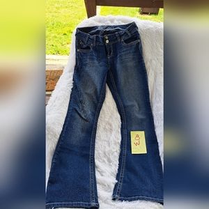 WALLFLOWER SIZE 9 LUSCIOUS CURVY FIT BOOT CUT JEANS